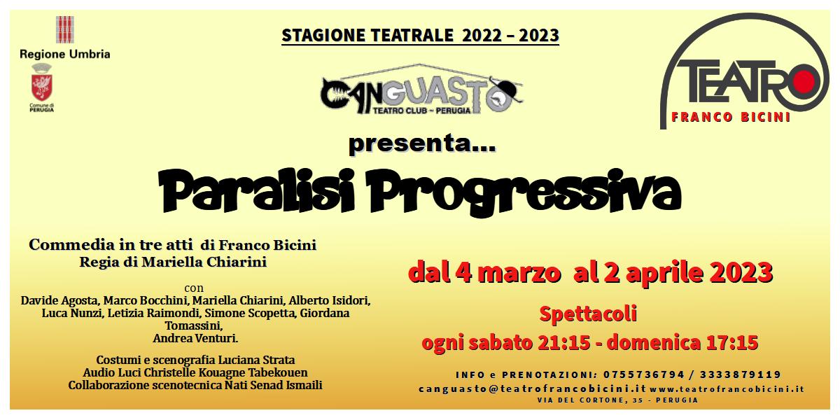 Spettacolo paralisi progressiva
