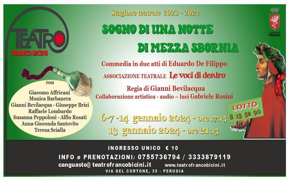 Locandina Sogno di una Notte di mezza Sbornia